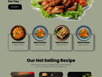 Modren Restaurant Website